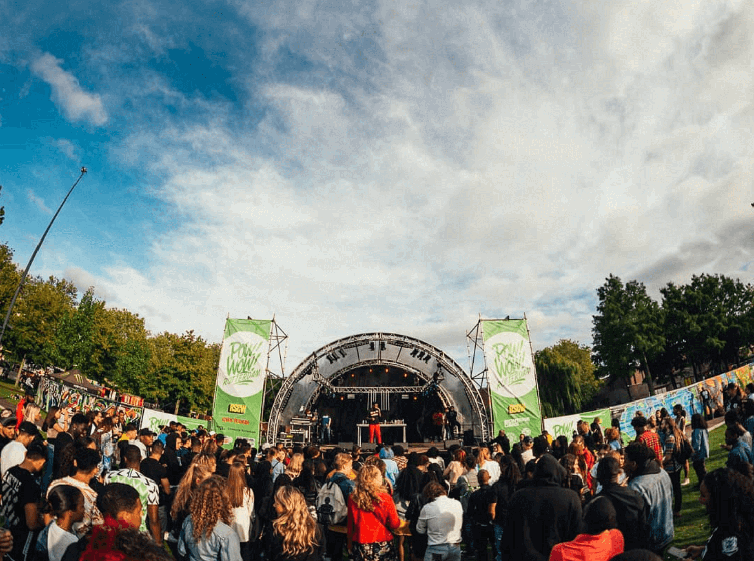 Pow Wow festival main stage